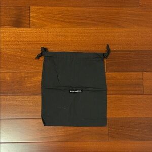 Dolce & Gabbana Black Drawstring Pouch